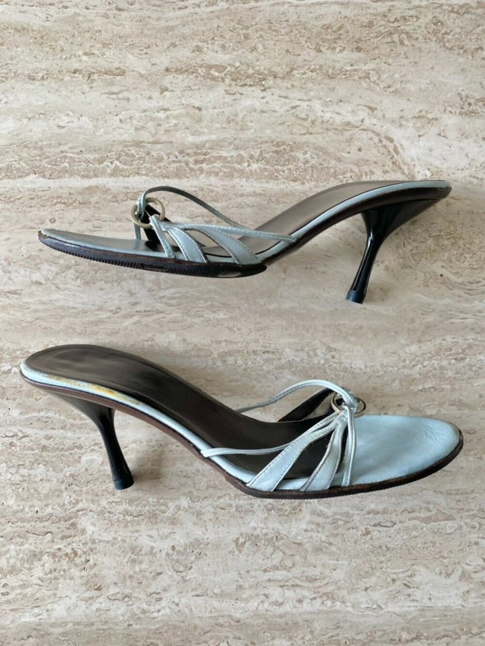 Vintage Gucci Tom Ford-era Ring Sandal Heels - Picture 3 of 10